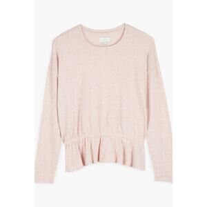 Lucky Brand Cloud Jersey Peplum Top